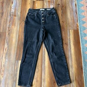 Guess size 26 black jeans